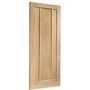 Internal Oak 3-Panel Door - Unfinished - 2032 x 813 x 35mm - Worcester - XL Joinery