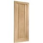Internal Oak 3-Panel FD30 Fire Door - Unfinished - 2040 x 626 x 44mm - Worcester - XL Joinery