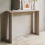 ONLY OPENED - Narrow Light Oak Console Table - Jarel