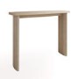 ONLY OPENED - Narrow Light Oak Console Table - Jarel