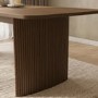 Large Walnut Extendable Dining Table - Seats 6 - 8 - Jarel