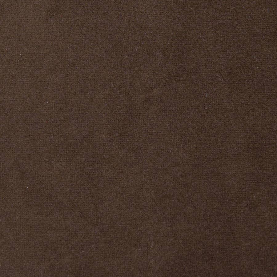 Brown Velvet Swivel Office Chair - Joelle