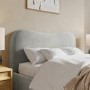 Grey Upholstered Double Bed Frame with Storage Drawers – Joanie