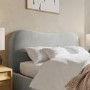 Grey Upholstered King Size Bed Frame with Storage Drawers – Joanie