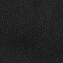 Black Real Leather and Walnut Lounge Chair with Ottoman - Joseph