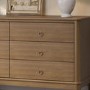 Wide Solid Pine Wood 6 Drawer Chest of Drawers - Josephine