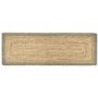 Natural Jute Rug with Green Border - 150 x 80 cm - Origins