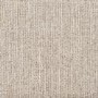 Beige Upholstered Curved Dining Chair with Solid Oak Open Back - Kori