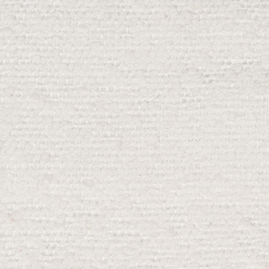 ALMOST PERFECT - Upholstered White Boucle Curved Tub Dining Chair - Kelsey