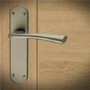 Internal Antique Brass Lever Door Handle with Latch and Hinges Pack - 65mm Latch - Kuban - XL Joinery