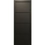 Internal Black Laminate Industrial Style FD30 Fire Door - Pre-Finished - 1981 x 762 x 44mm - Brent - XL Joinery