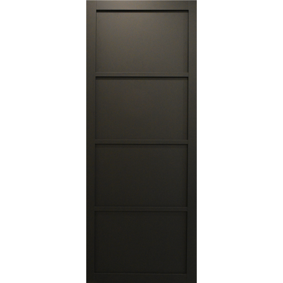 Internal Black Laminate Industrial Style FD30 Fire Door - Pre-Finished - 1981 x 762 x 44mm - Brent - XL Joinery