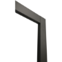 Internal Black Laminate Glazed Industrial Style Door with Clear Glass - Pre-Finished - 1981 x 762 x 35mm - Haringey - XL Joinery