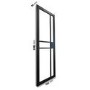 Internal Black Laminate Glazed Industrial Style Door with Clear Glass - Pre-Finished - 1981 x 762 x 35mm - Milton - XL Joinery
