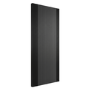 Internal Black Laminate Glazed Door with Clear Glass - Pre-Finished - 1981 x 686 x 35mm - Stria - XL Joinery