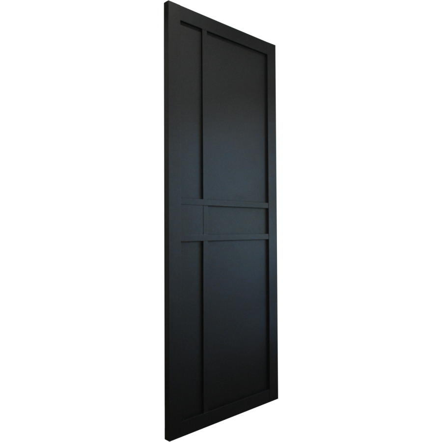 Internal Black Laminate Industrial Style Door - Pre-Finished - 1981 x 762 x 35mm - Milton - XL Joinery