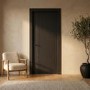 Internal Black Laminate Door - Pre-Finished - 1981 x 686 x 35mm - Stria - XL Joinery