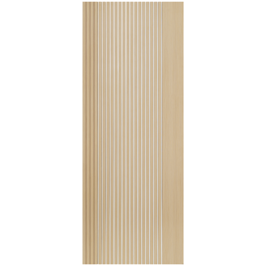 Internal Oak Laminate Glazed Door with Clear Glass - Pre-Finished - 1981 x 686 x 35mm - Stria - XL Joinery