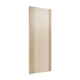 Internal Oak Laminate Glazed Door with Clear Glass - Pre-Finished - 1981 x 686 x 35mm - Stria - XL Joinery