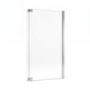 Lomax L Shape 1450mm 6mm Chrome Bath Screen