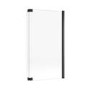 Lomax L Shape 1450mm 6mm Matt Black Bath Screen