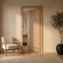 Internal Oak Laminate Door - Pre-Finished - 1981 x 686 x 35mm - Stria - XL Joinery