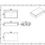 800mm Wood Effect Wall Hung Countertop Vanity Unit - Lugo