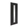 GRADE A1 - Internal Grey Laminate Glazed Door with Clear Glass - Pre-Finished - 1981 x 686 x 35mm - Palermo - XL Joinery