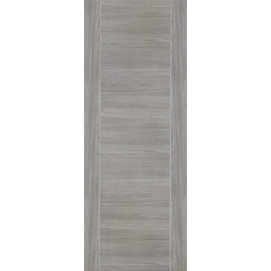 Internal Grey Woodgrain Laminate FD30 Fire Door - Pre-Finished - 2040 x 826 x 44mm - Forli - XL Joinery