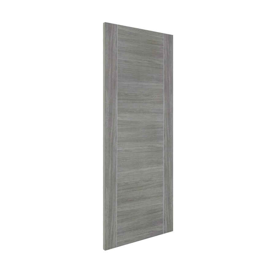 Internal Grey Woodgrain Laminate FD30 Fire Door - Pre-Finished - 2040 x 826 x 44mm - Forli - XL Joinery