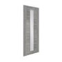 Internal Grey Laminate Glazed Door with Clear Glass - Pre-Finished - 2040 x 926 x 40mm - Forli - XL Joinery