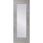 Internal Grey Laminate Fully-Glazed Door with Clear Glass - Pre-Finished - 1981 x 610 x 35mm - Ravenna - XL Joinery