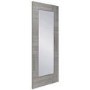 Internal Grey Laminate Fully-Glazed Door with Clear Glass - Pre-Finished - 1981 x 610 x 35mm - Ravenna - XL Joinery