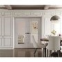 Internal Grey Laminate Fully-Glazed Door with Clear Glass - Pre-Finished - 1981 x 838 x 35mm - Ravenna - XL Joinery