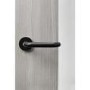 Internal Grey Laminate Fully-Glazed Door with Clear Glass - Pre-Finished - 2040 x 826 x 40mm - Ravenna - XL Joinery