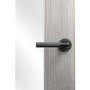 Internal Grey Laminate Glazed Door with Clear Glass - Pre-Finished - 1981 x 610 x 35mm - Salerno - XL Joinery
