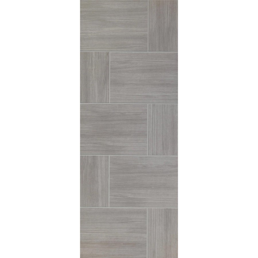 Internal Grey Woodgrain Laminate FD30 Fire Door - Pre-Finished - 2040 x 826 x 44mm - Ravenna - XL Joinery