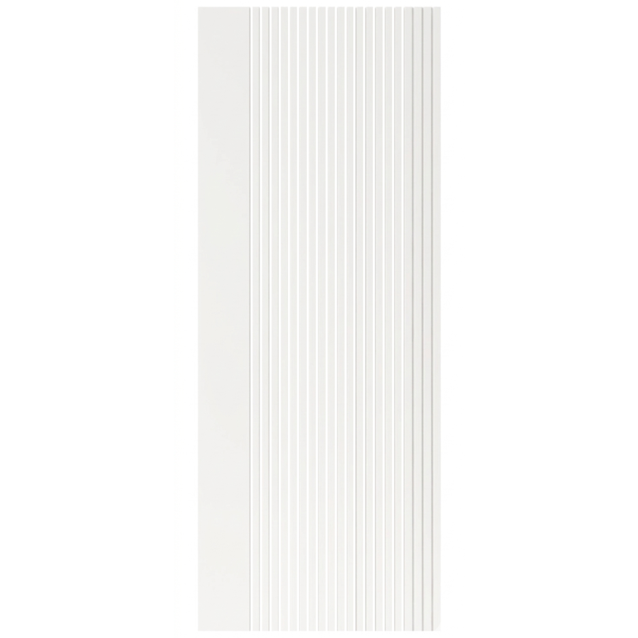 Internal White Laminate Glazed Door with Clear Glass - Pre-Finished - 1981 x 686 x 35mm - Stria - XL Joinery