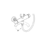 Brushed Brass Thermostatic Traditional Mixer Shower Set with Bath Filler Spout - Lyla