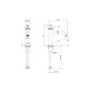 Brushed Brass Traditional Mono Basin Mixer Tap - Lyla