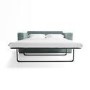 2 Seater Pull-Out Sofa Bed in Teal Green Velvet - Layton