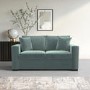 ONLY OPENED - Mint Green 2 Seater Sofa Bed - Layton