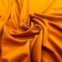 2 Seater Pull-Out Sofa Bed in Orange Velvet - Layton