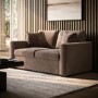 2 Seater Pull-Out Sofa Bed in Mink Velvet - Layton 