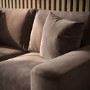 2 Seater Pull-Out Sofa Bed in Mink Velvet - Layton 