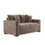 2 Seater Pull-Out Sofa Bed in Mink Velvet - Layton 