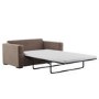 2 Seater Pull-Out Sofa Bed in Mink Velvet - Layton 