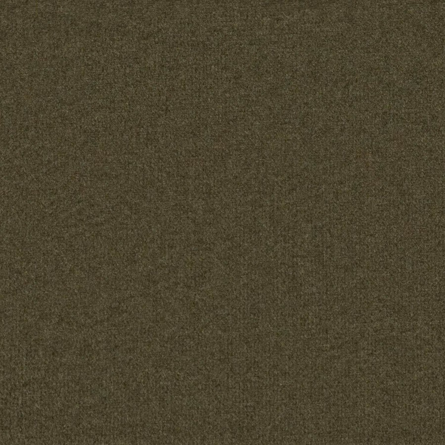 Small Double Khaki Green Velvet Ottoman Bed - Maddox
