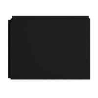 700mm Matt Black Acrylic Bath End Panel - Malden