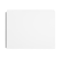 700mm Matt White Acrylic Bath End Panel - Malden